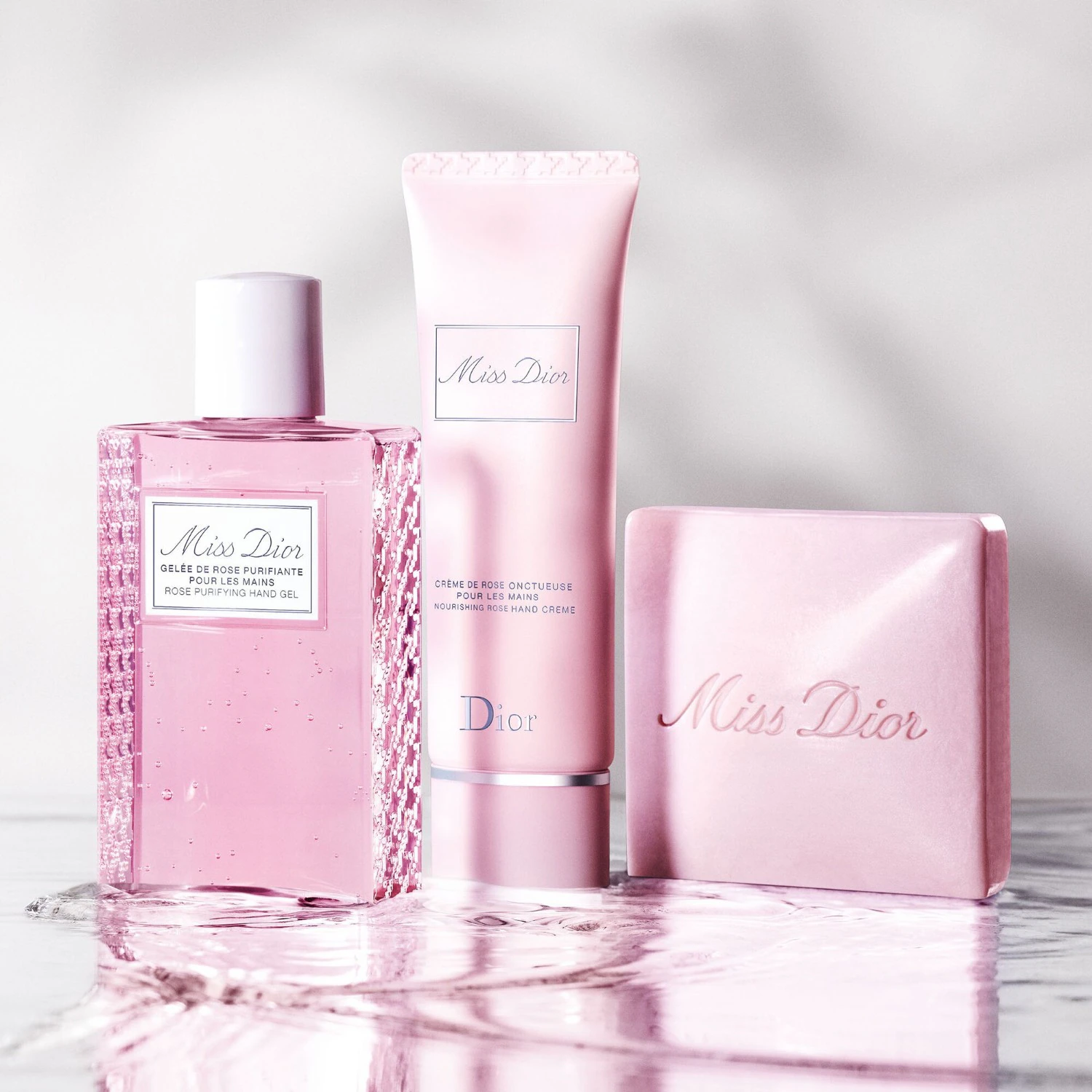 DIOR Miss Dior Jeleu purificator de mâini cu trandafir