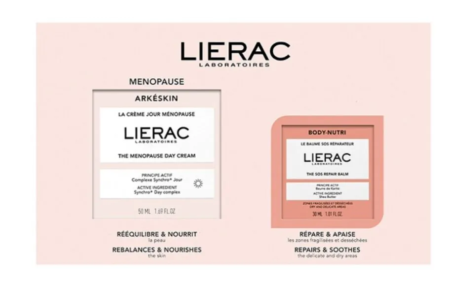 Lierac Arkeskin Dermokozmetički set Dnevna krema + SOS balzam