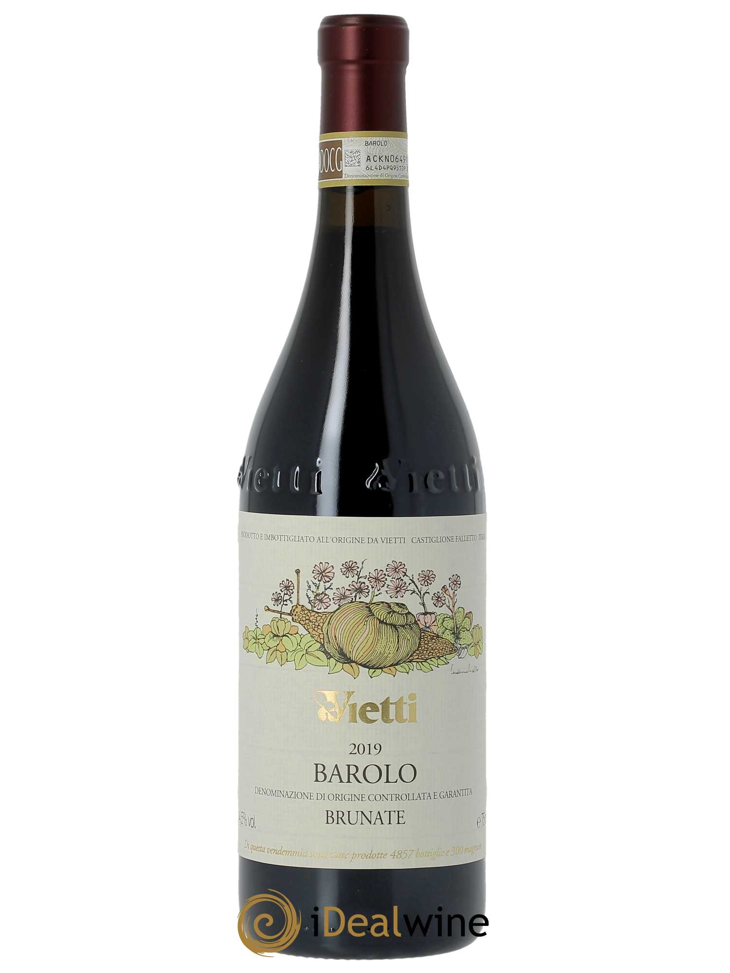 Barolo DOCG Brunate Vietti  2019 - Lot de 1 Bouteille