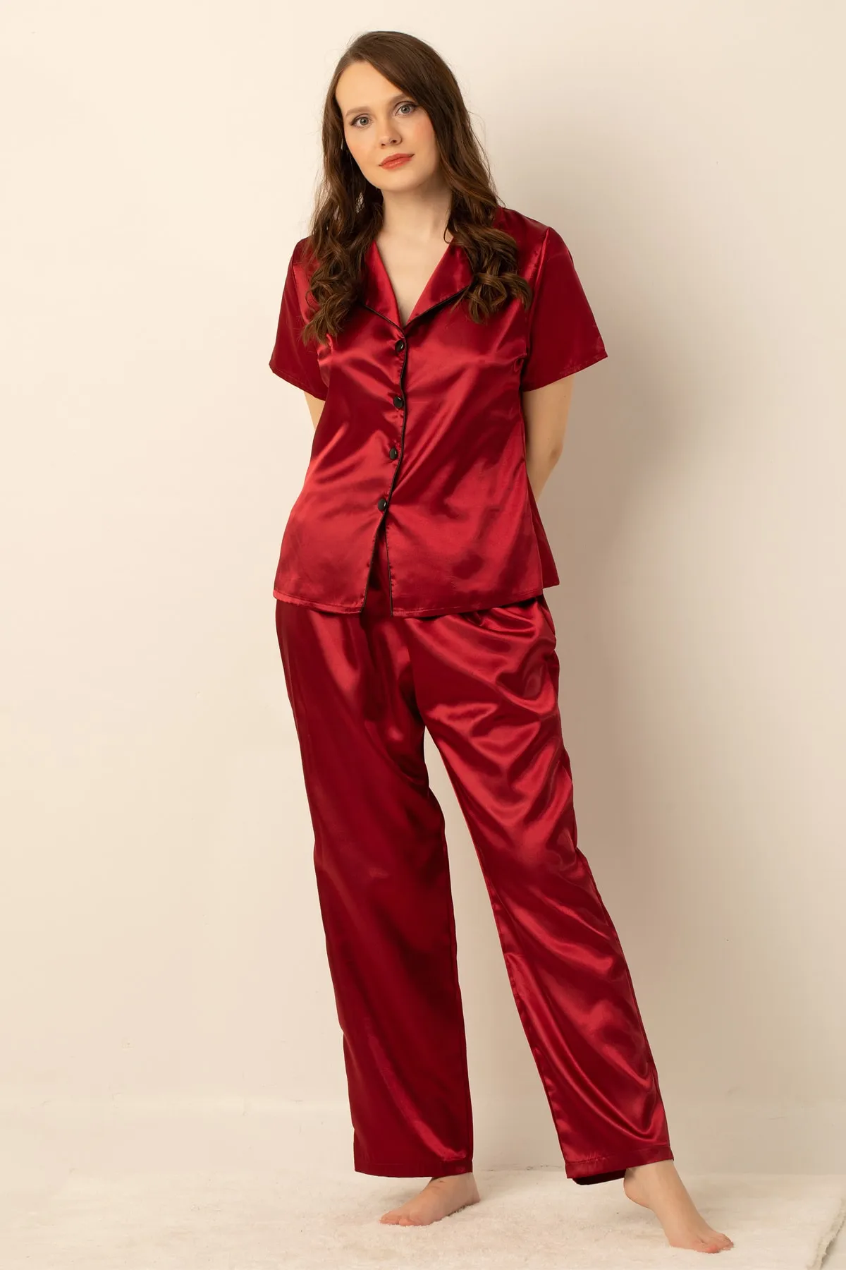 Miorre  Satin-Pyjama-Set für Damen
