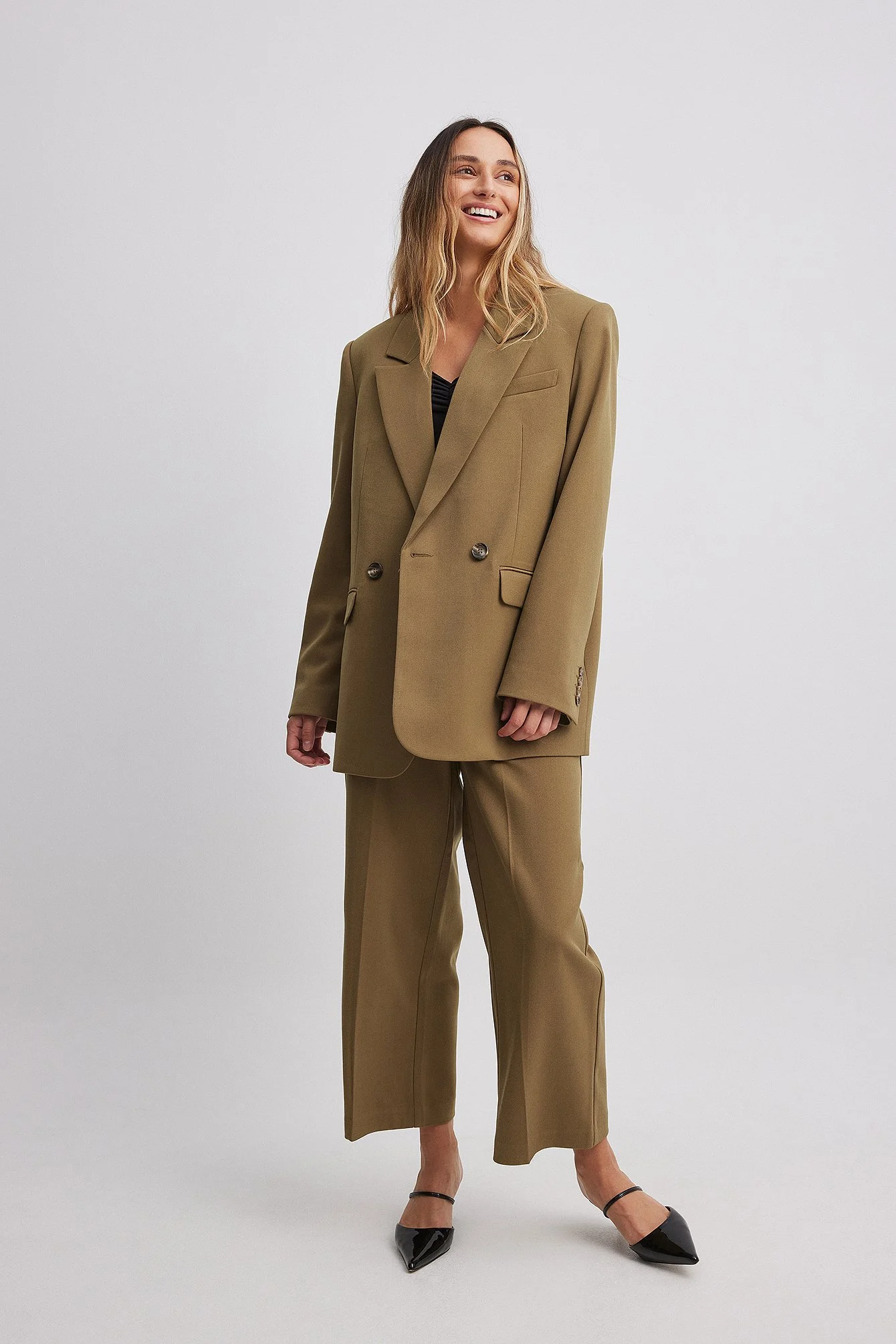 Oversize zweireihiger Blazer
