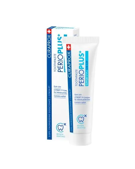 Curaprox Perio Plus Support - Tandpasta med 0,09% CHX og CITROX 75 ml