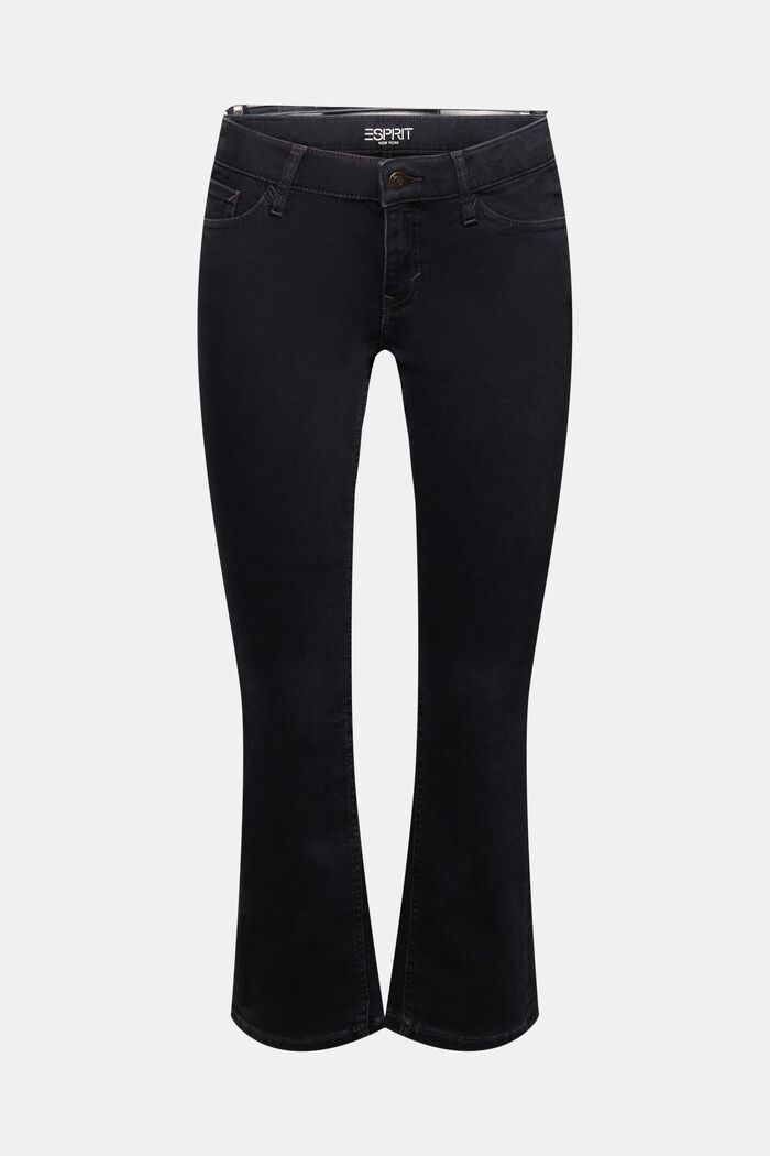 Verkürzte Bootcut Jeans mit mittlerer Bundhöhe