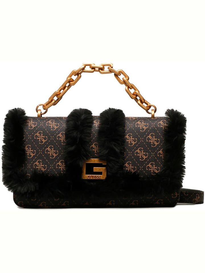 Guess Umhängetasche in Schwarz/ Beige - (B)25,5 x (H)15 x (T)4 cm günstig kaufen onesize