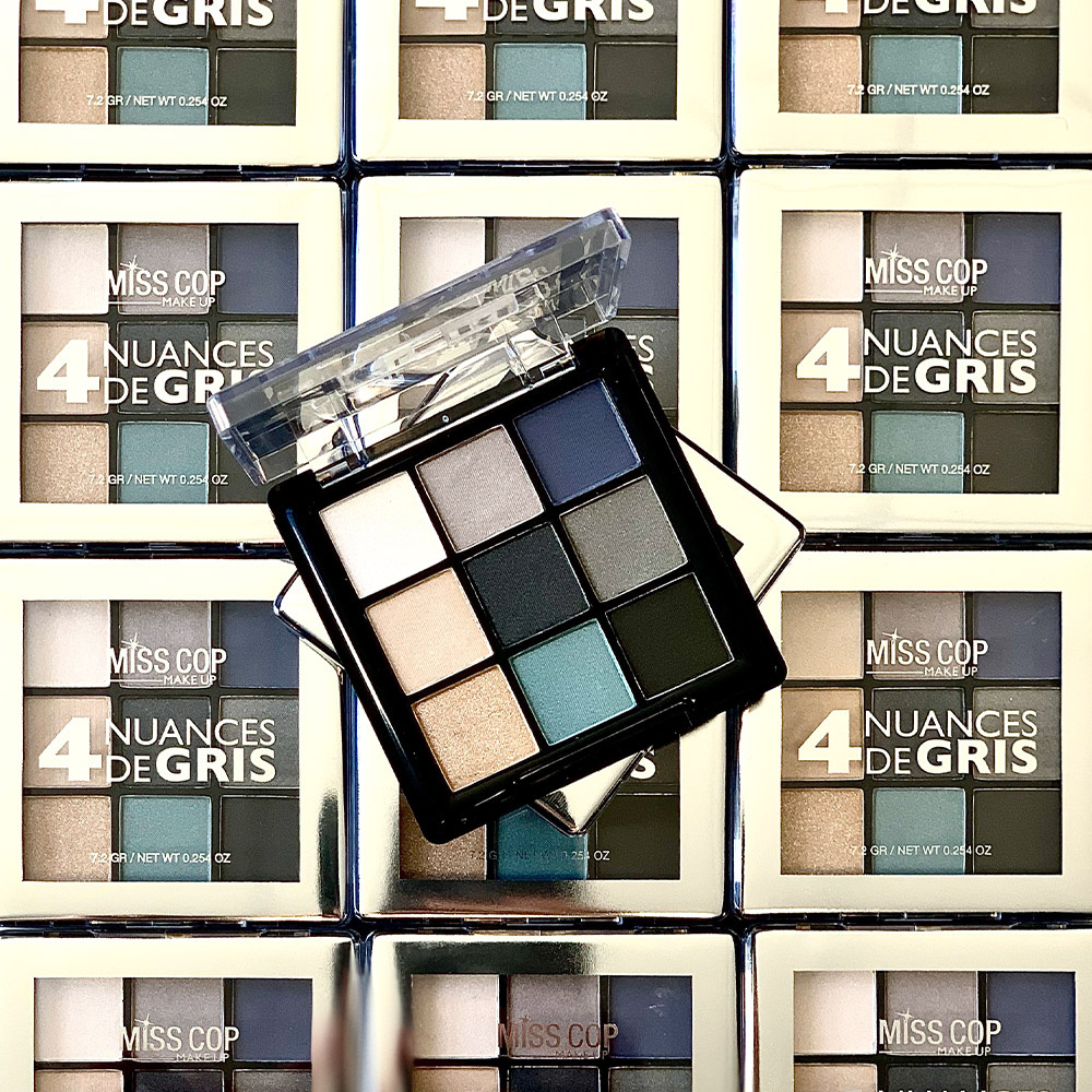 miss cop Nuancier N°4 Nuances de Gris Coffret maquillage