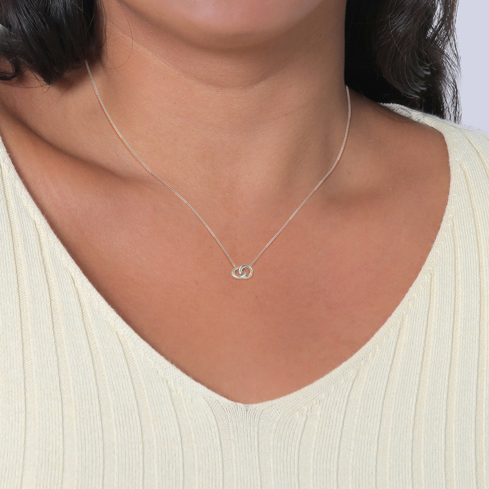 Elli Elli Collier Femmes Choker Cercle symbole géo en argent sterling 925 Bijoux