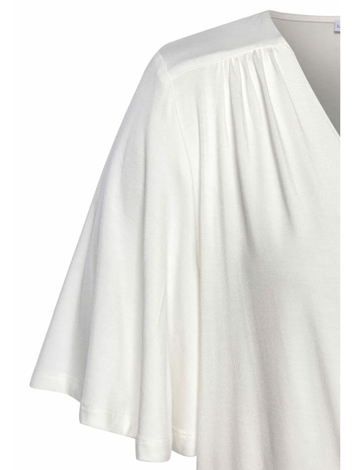 LASCANA Wickelshirt in creme günstig kaufen