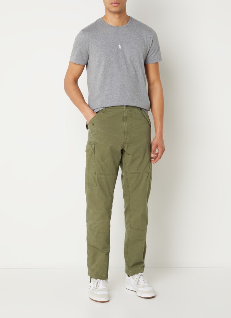 Pantaloni cargo slim fit Ralph Lauren cu buzunare cu clapă
