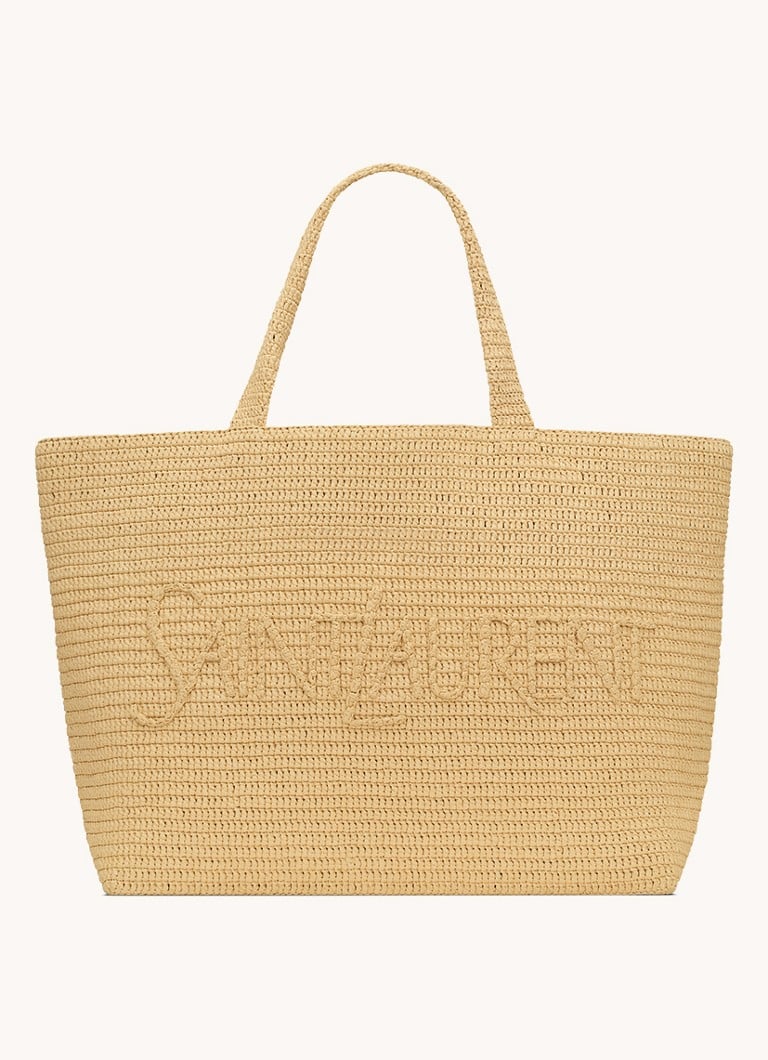 Geantă tote Saint Laurent din rafie