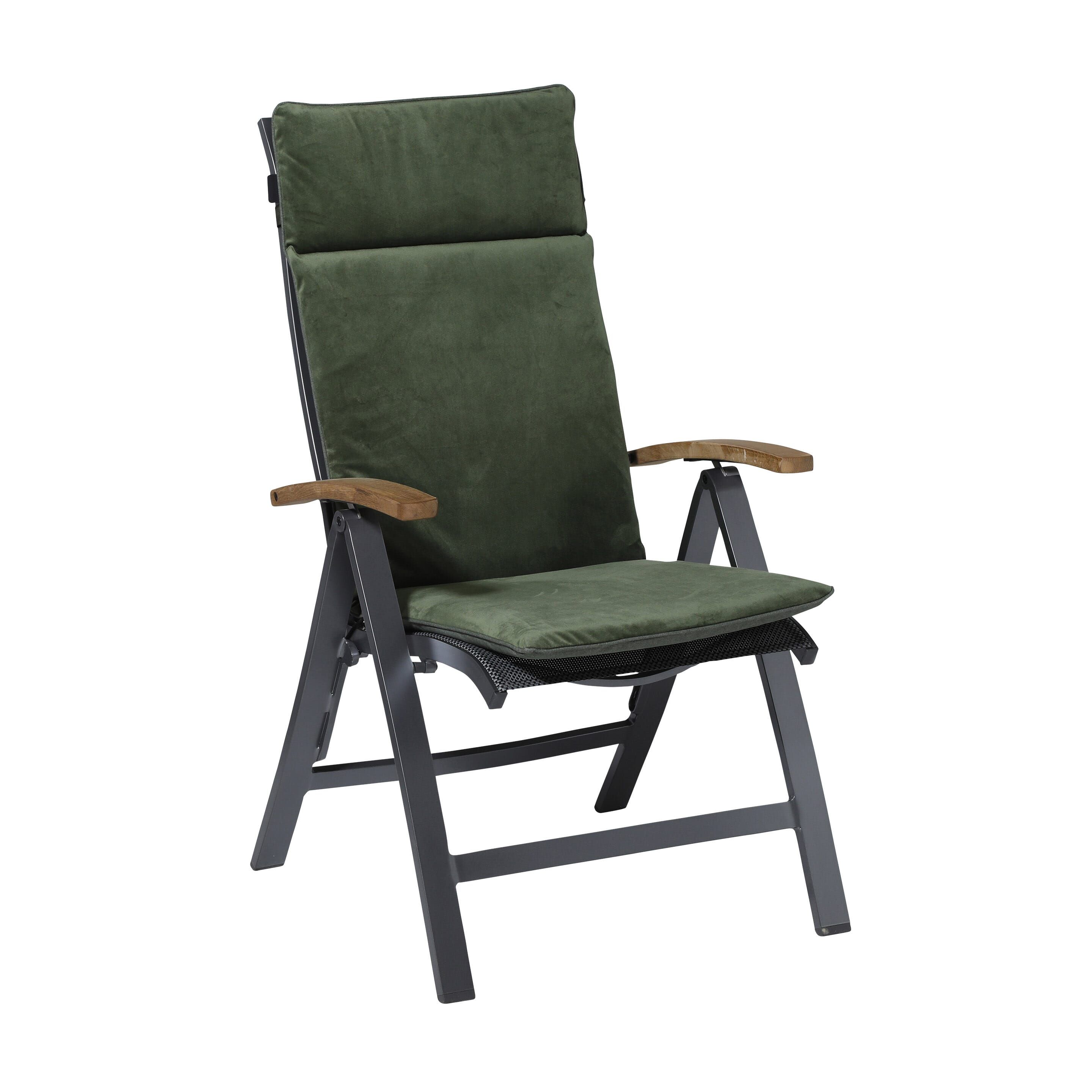 Madison Outdoor Velvet/Oxford Green 105x50 Kissen für niedrige Rückenlehne