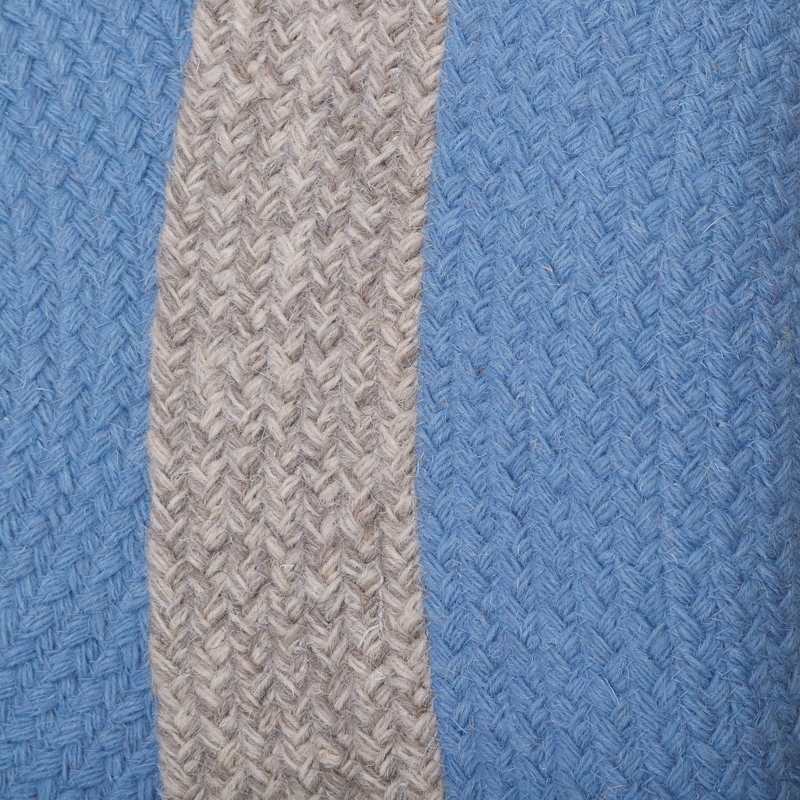 Tapis laine tressée 120cm NOLAN