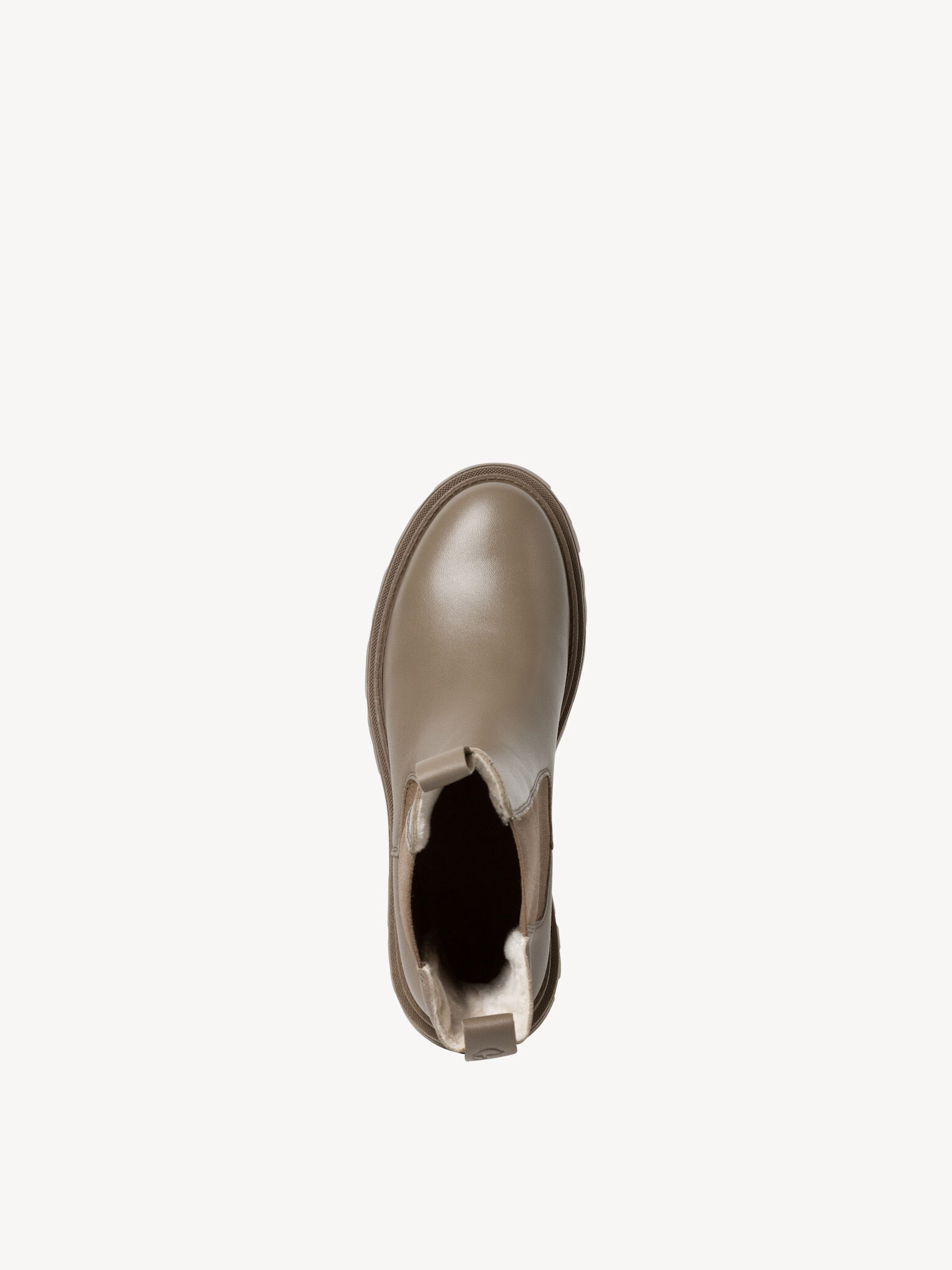 Bottine Chelsea en cuir - vert