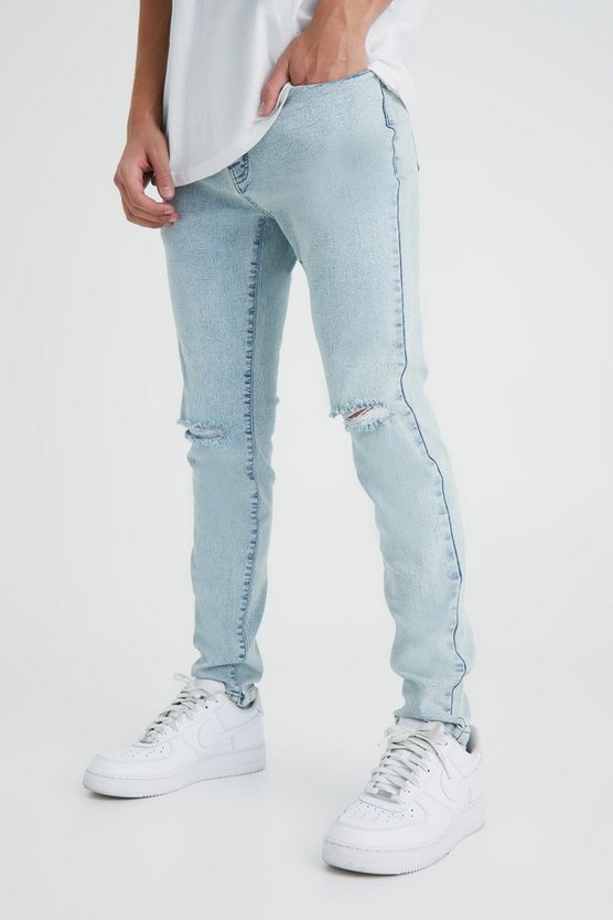 Skinny Jeans mit Riss am Knie