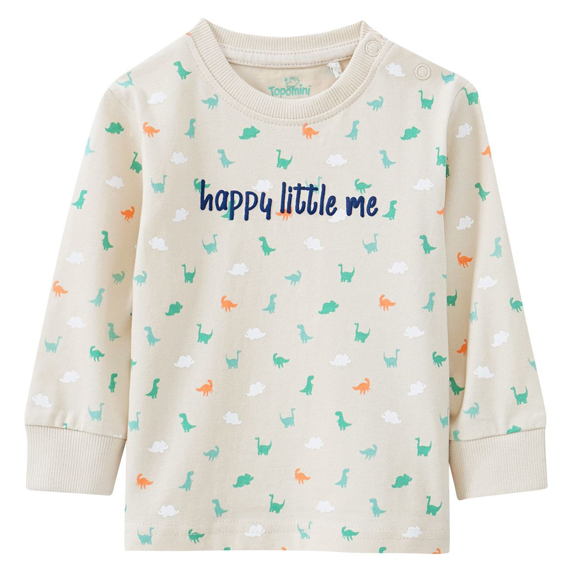 Baby Langarmshirt mit Allover-Print