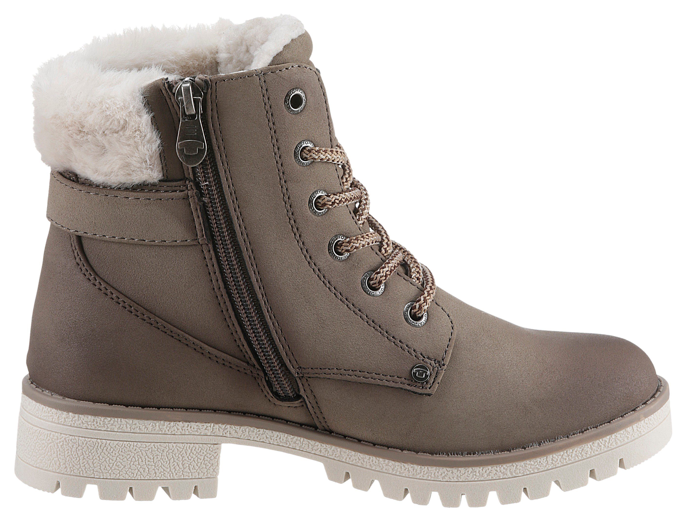 TOM TAILOR Winterboots mit modischer Zierschnalle