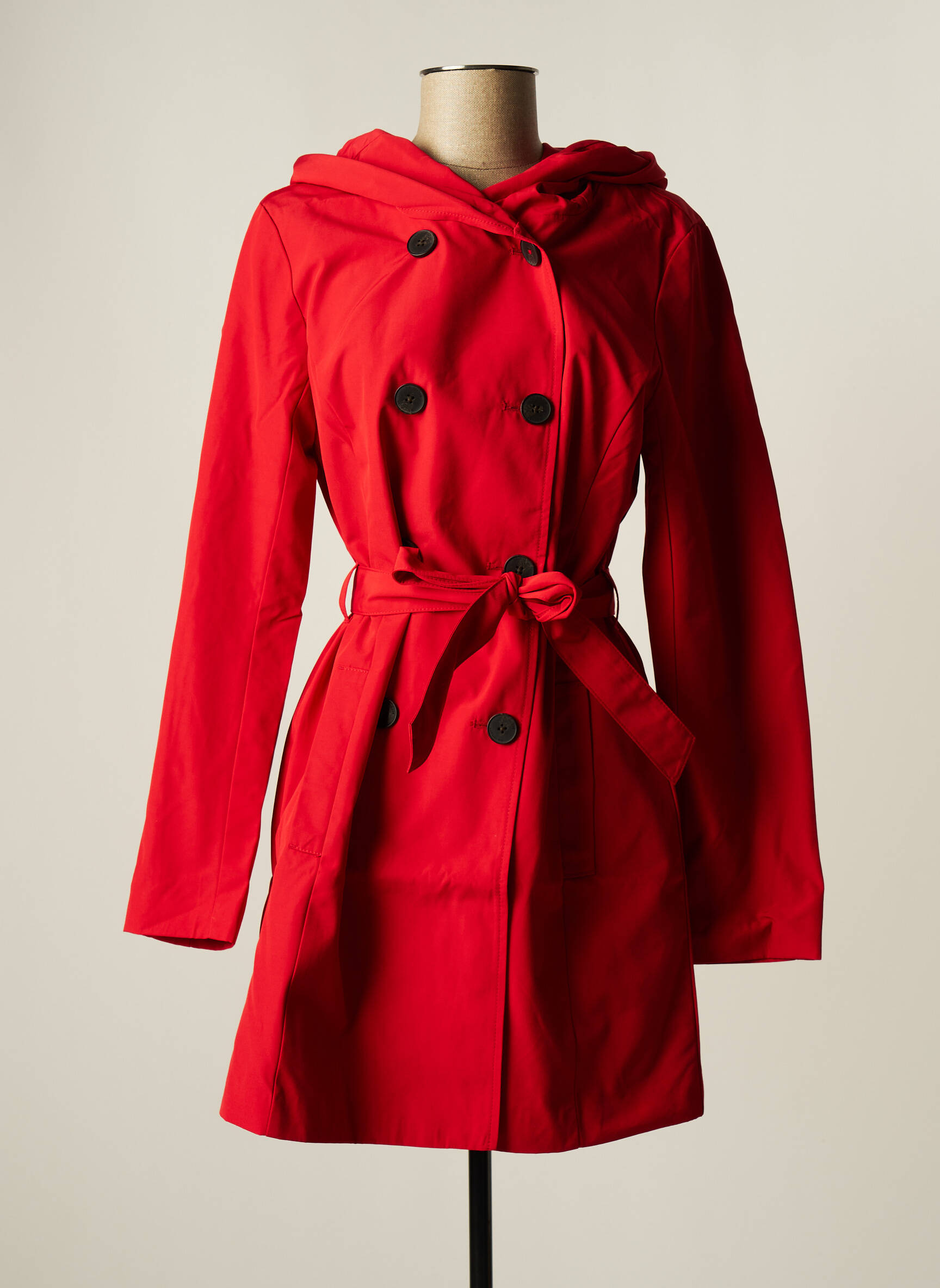 S Oliver Trenchs Femme couleur rouge