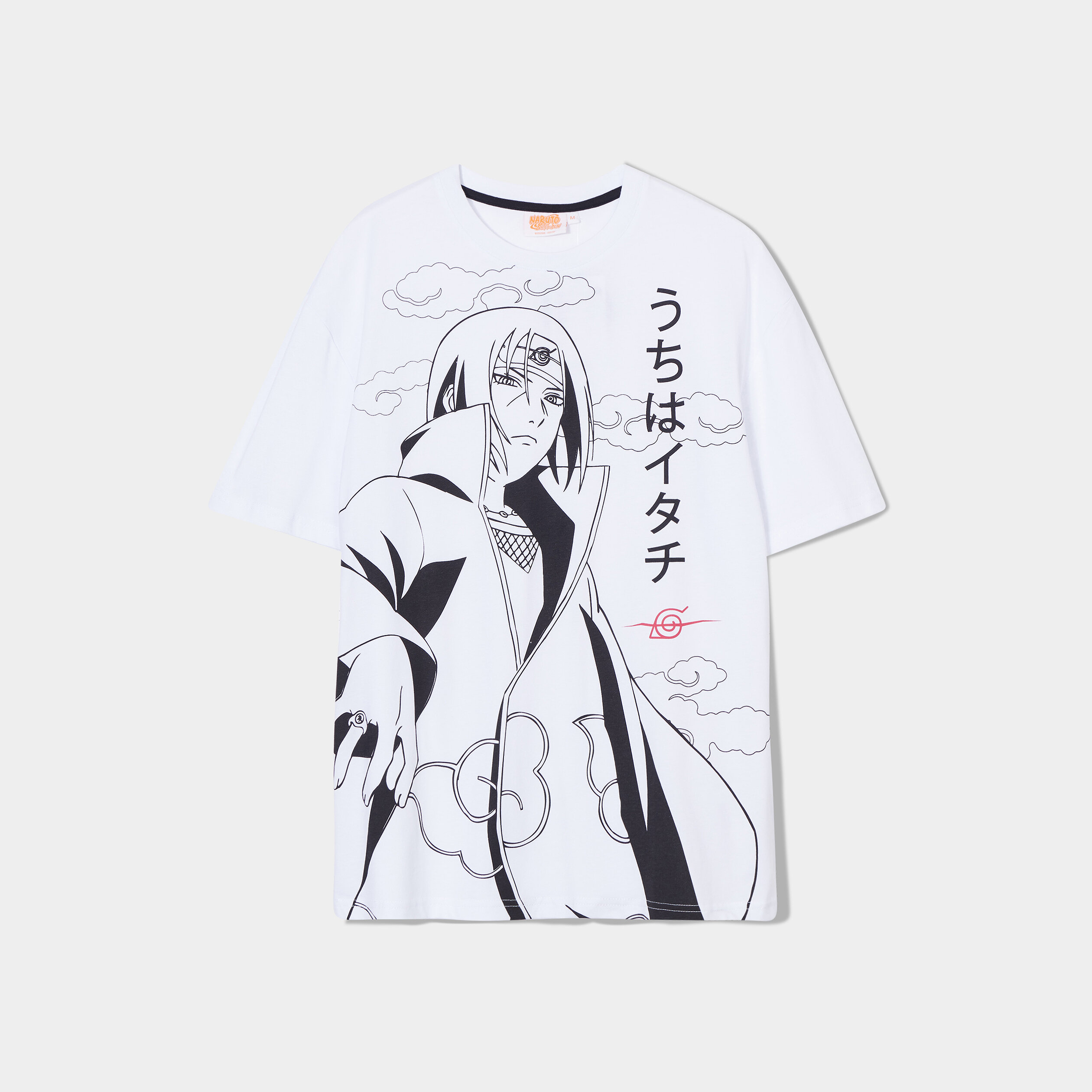T-shirt manches courtes Itachi Naruto blanc homme | La Halle