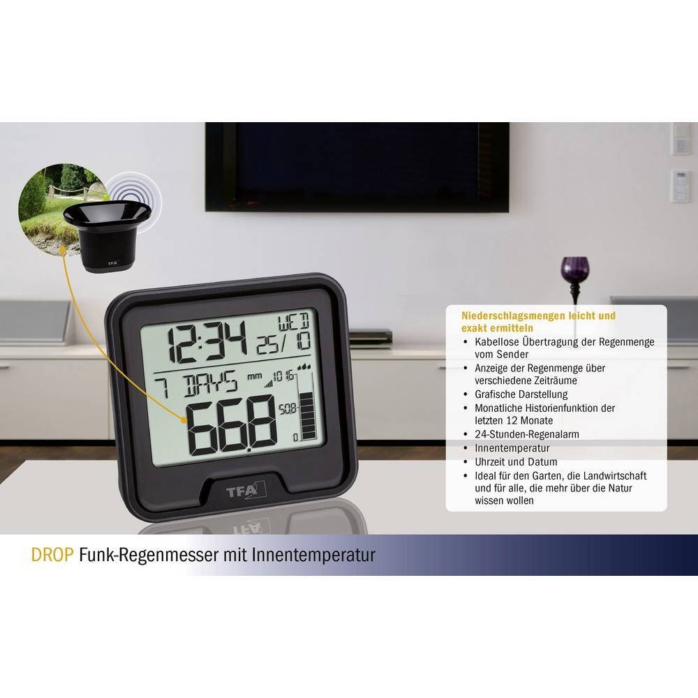 TFA Dostmann Regenmesser Regenmesser