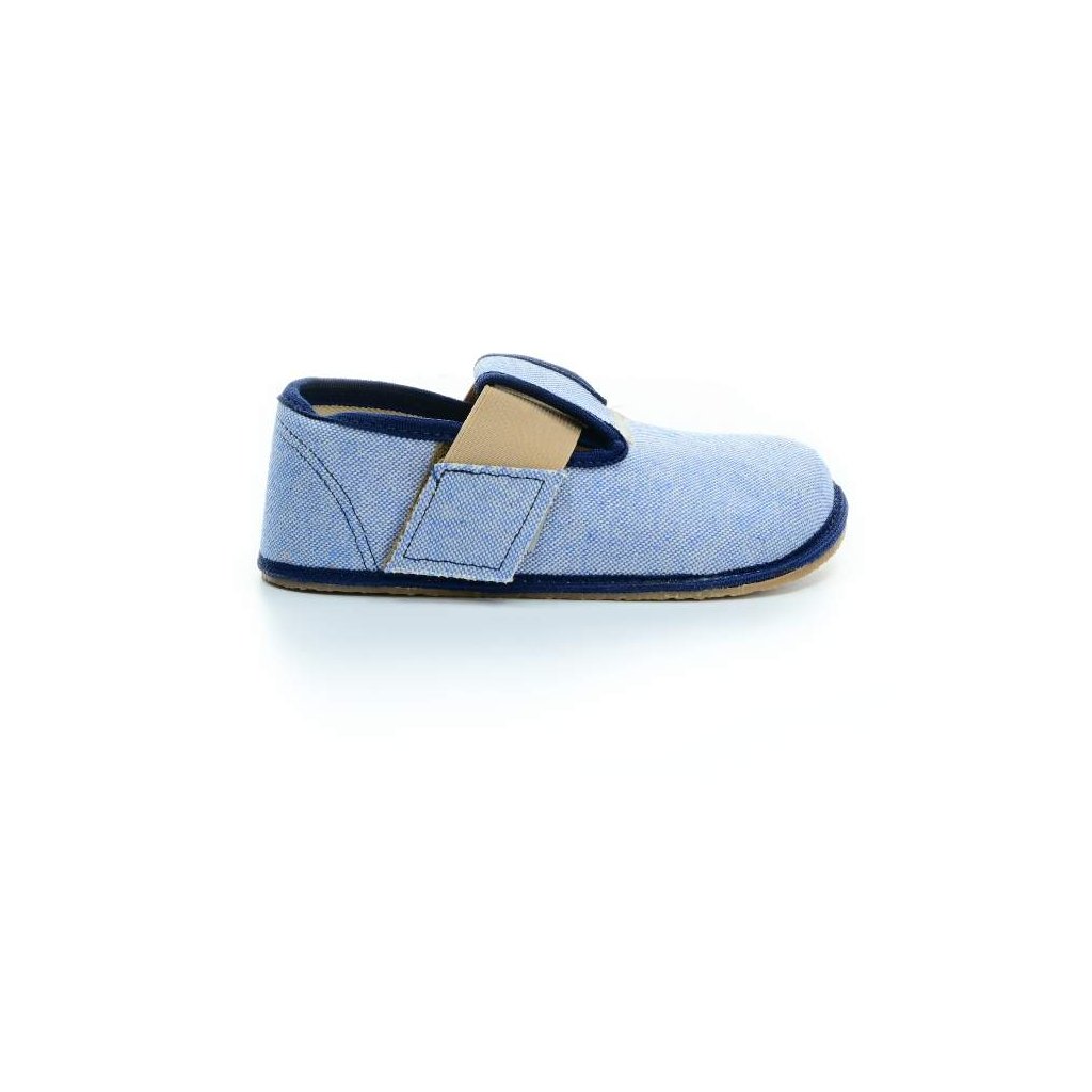 Pegres BF01 Blau Barfußhauschuhe