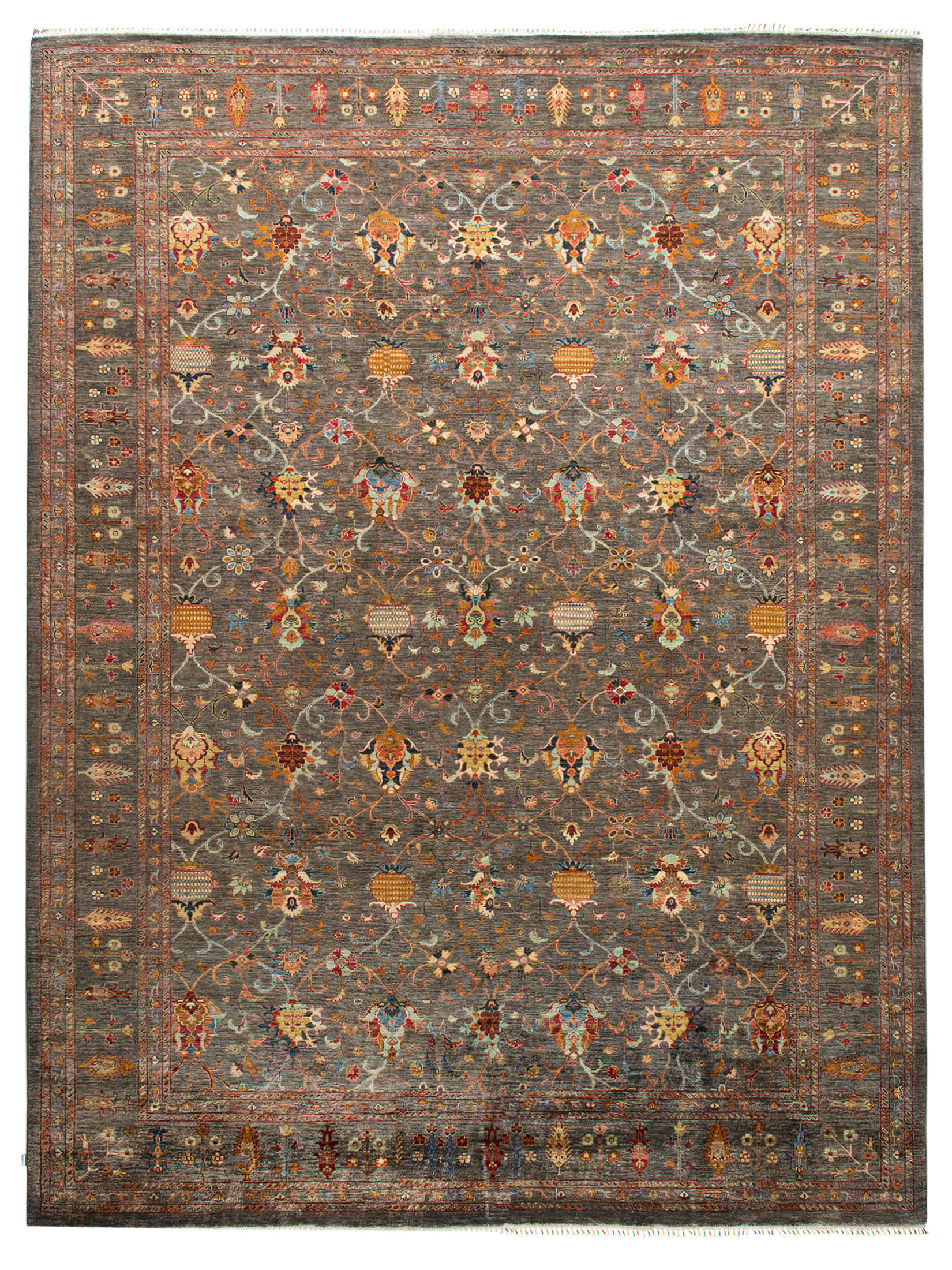 Kazak Ghazni ca. 314 x 411 cm, Unikat / Einzelstück