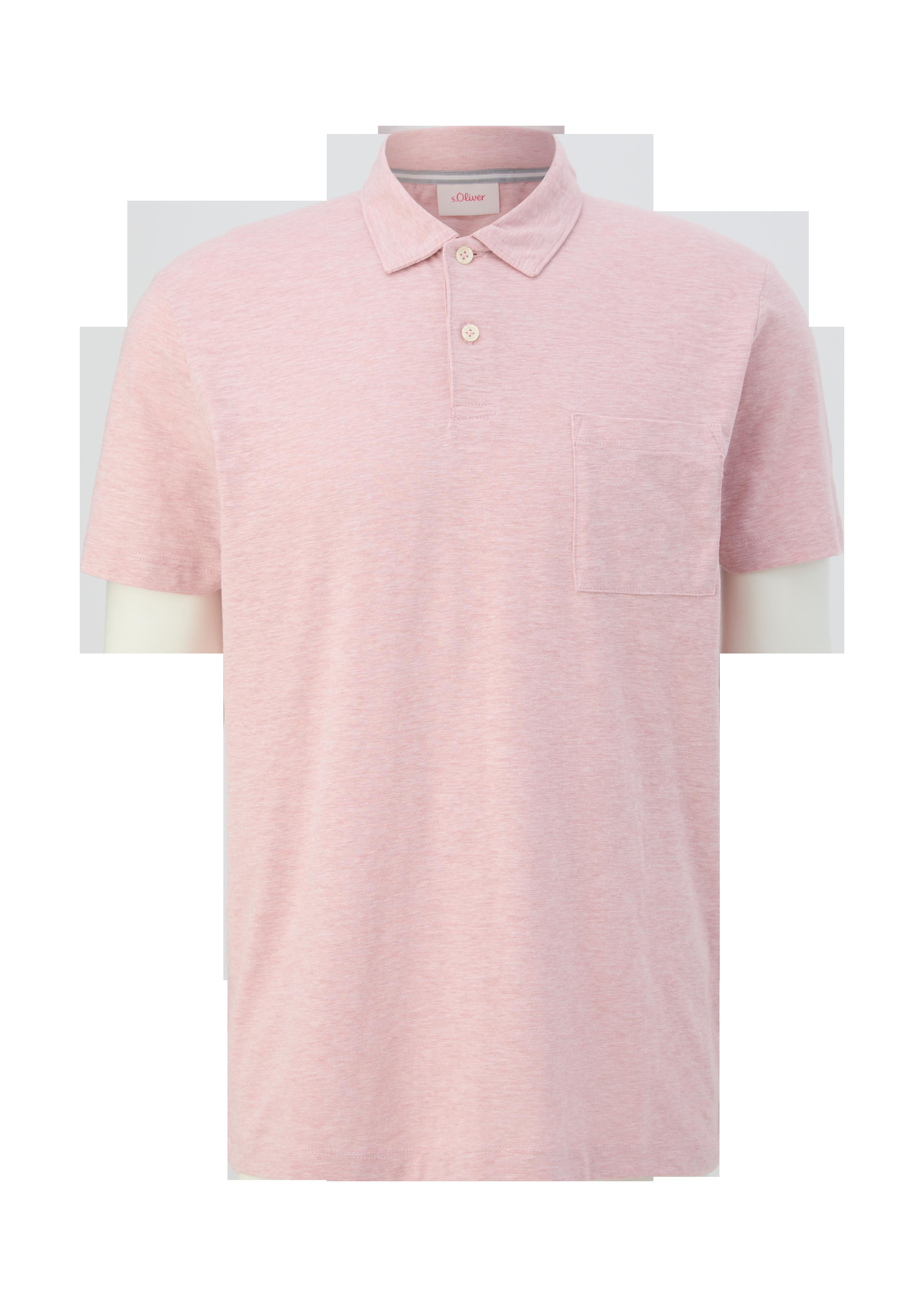 Poloshirt mit Flammgarnstruktur  2129857-41W2