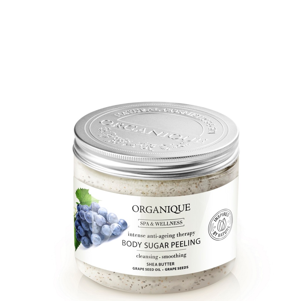 organique cosmetics Gommage corporel au sucre anti-âge Gommage corporel