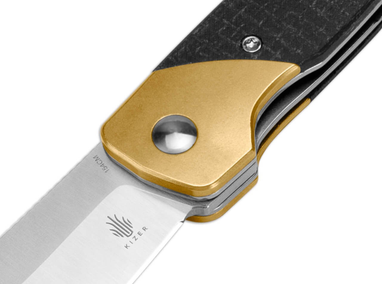 Gravel Brass Micarta Black