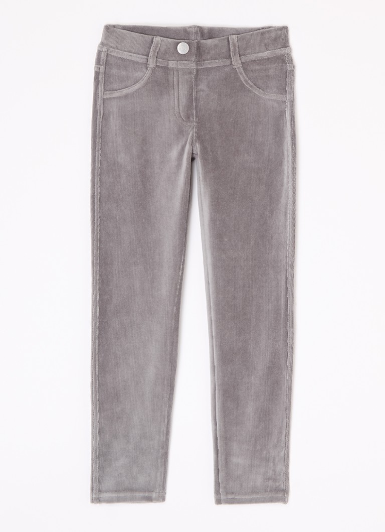 Pantaloni drepți din catifea reiată Benetton