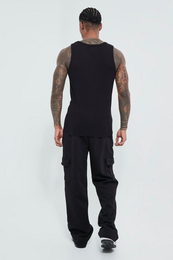 Geripptes Muscle-Fit Tanktop