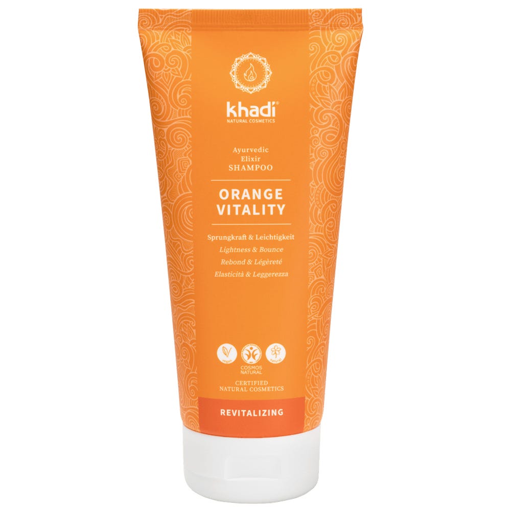 Khadi Ayurvedic Elixir Shampoo Orange Vitality 200 ml