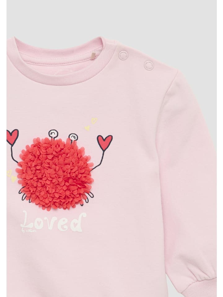 s.Oliver Sweatshirt langarm in Pink günstig kaufen