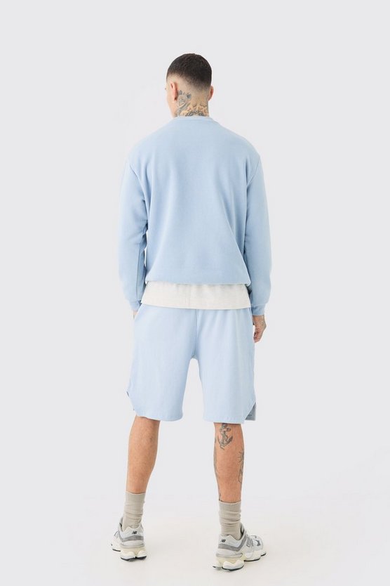 Tall gerippte Shorts