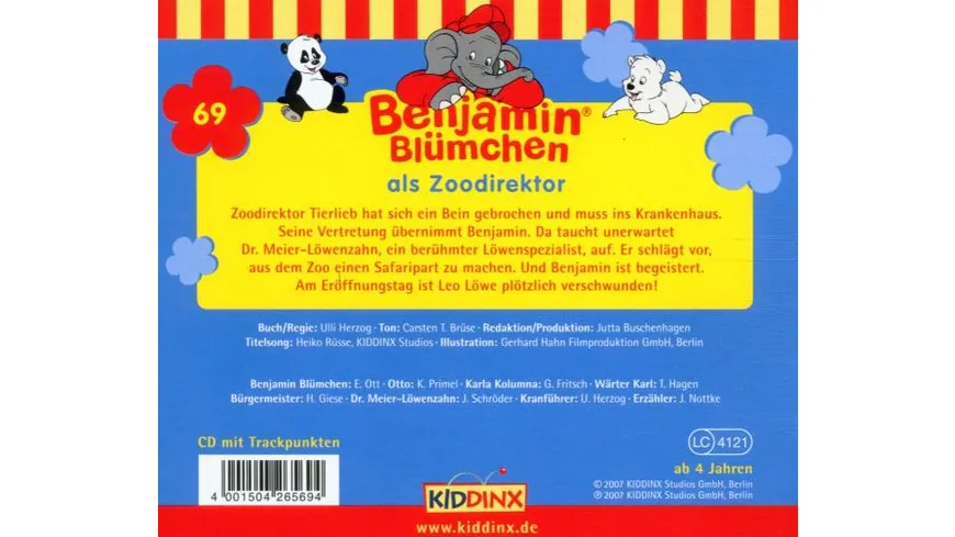 FOLGE 069:...ALS ZOODIREKTOR BENJAMIN BLÜMCHEN