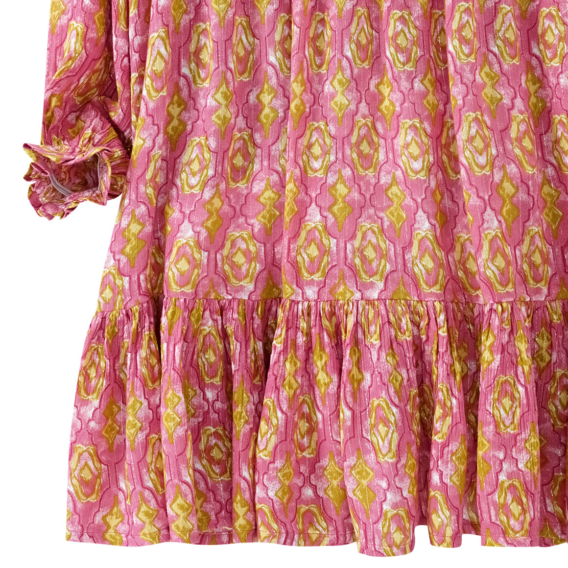 Mädchen Kleid mit grafischem Allover-Print