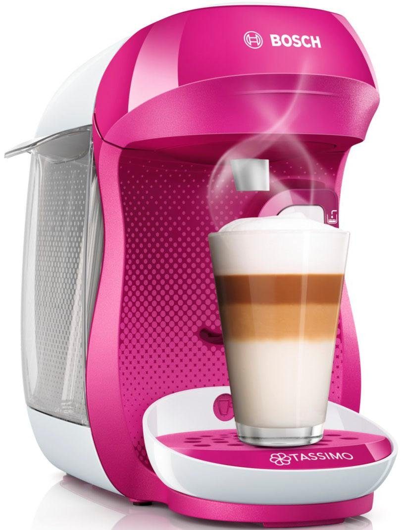TASSIMO Kapselmaschine HAPPY TAS1001, 1400 W, vollautomatisch, geeignet für alle Tassen, platzsparend