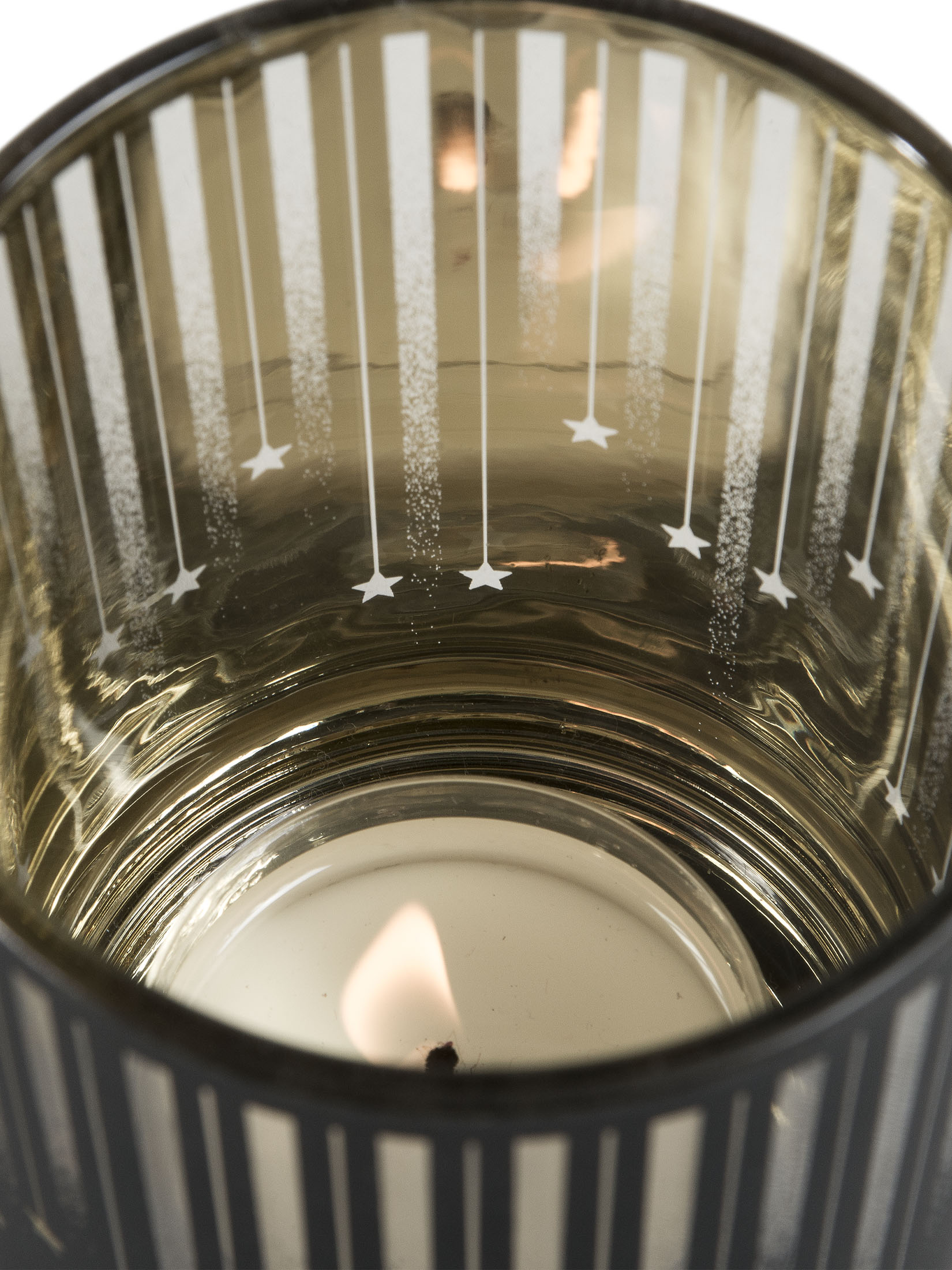 Starletti Windlicht, Schwarzgold