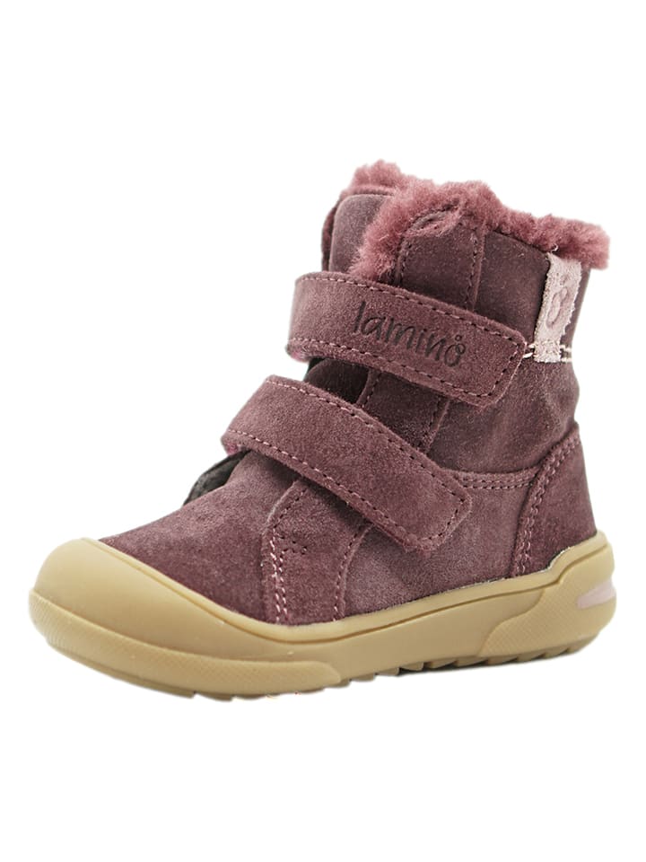 lamino Leder-Boots in Lila günstig kaufen