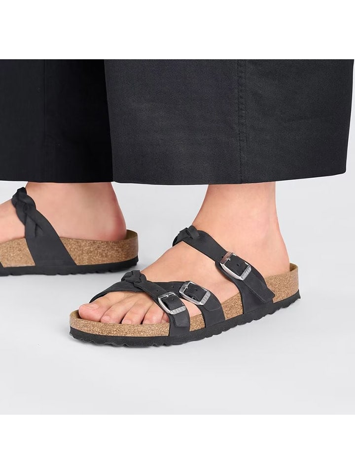 Birkenstock Leder-Pantoletten 