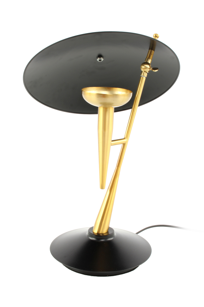 Kayoom Tischlampe Flyer 125 Gold / Schwarz