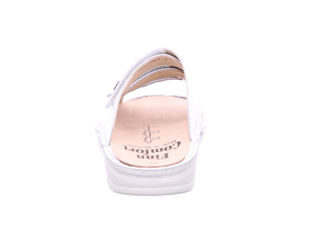 FINN COMFORT Pantoletten weiss Korfu weiß