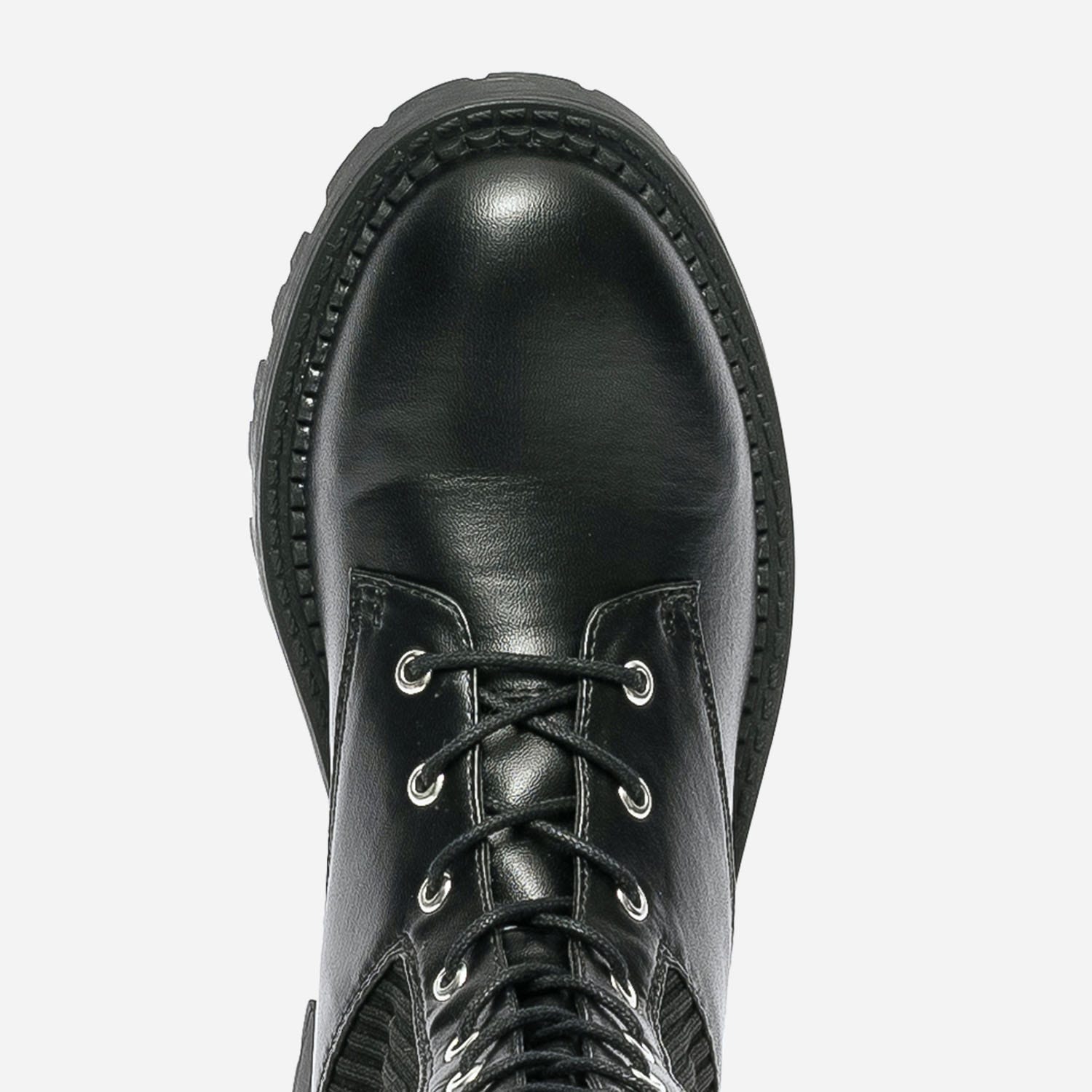 Botte-chaussette TEXTO noire