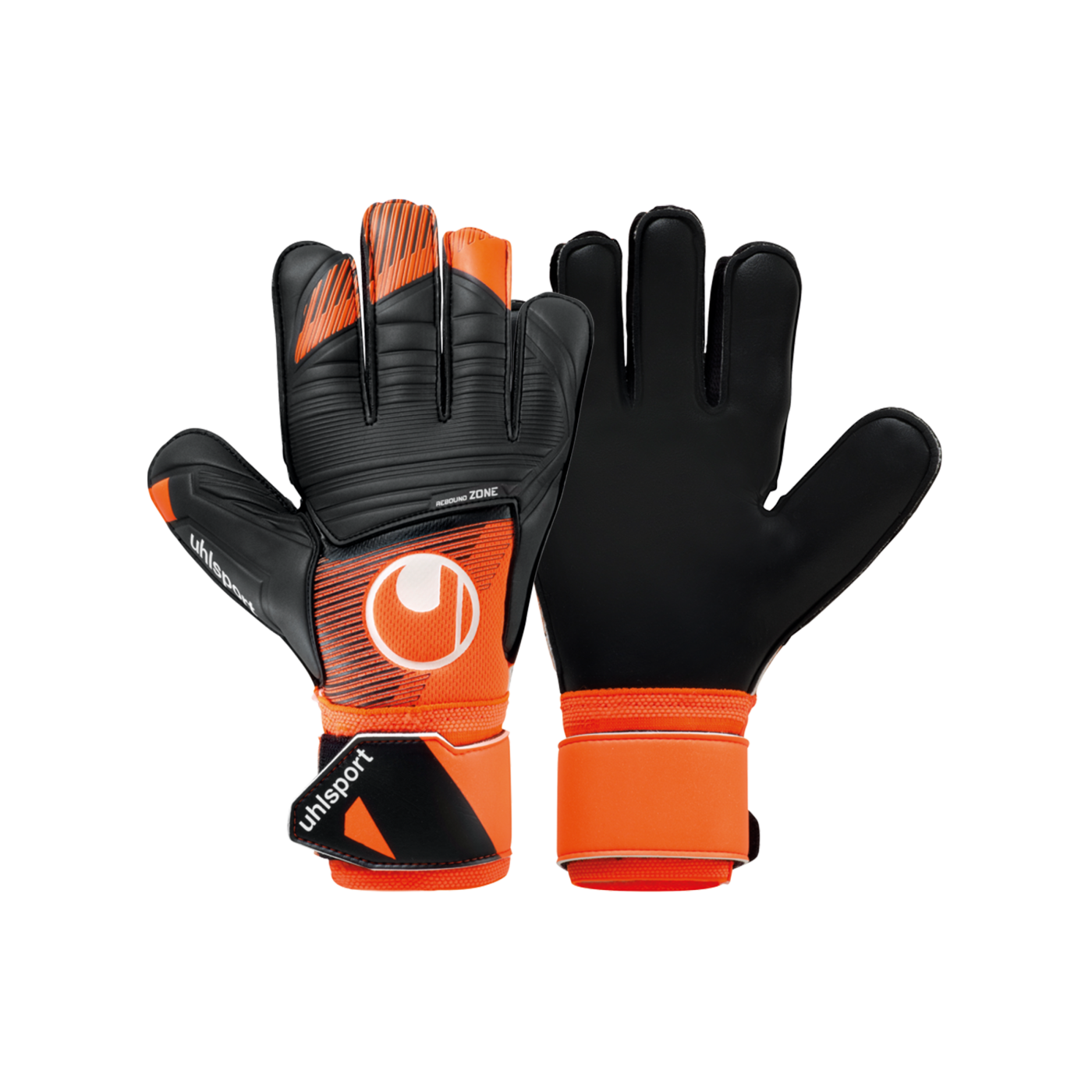 Uhlsport Soft Resist+ TW-Handschuhe Orange Schwarz F01
