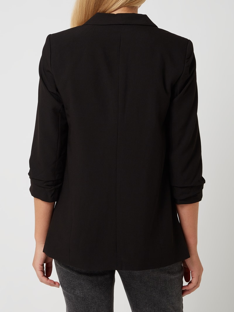 Blazer mit Schalkragen in schwarz