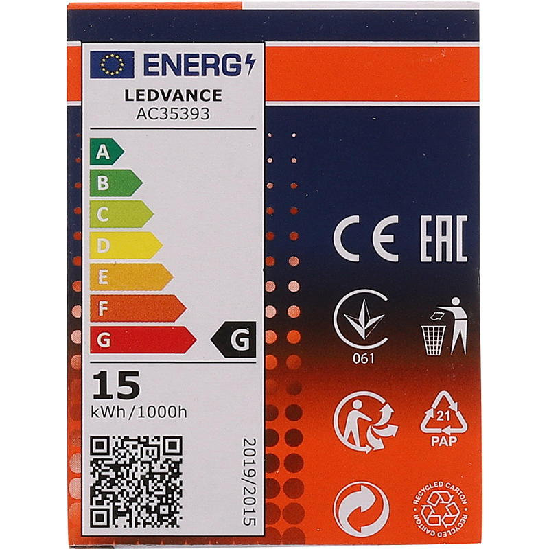 Osram Stekeovnspære 15 w 2 pk e14