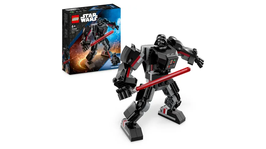 LEGO Star Wars 75368 Darth Vader Mech, baubare Actionfigur-Spielzeug