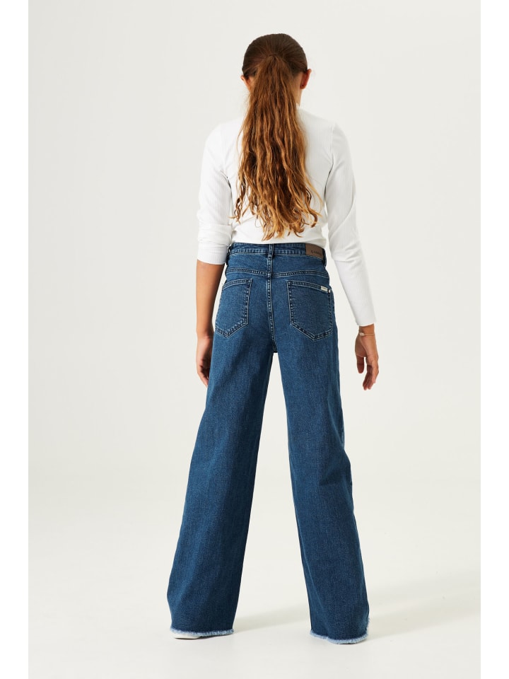 Garcia Wide Leg Pant Jeans Annemay slim fit in dark used günstig kaufen