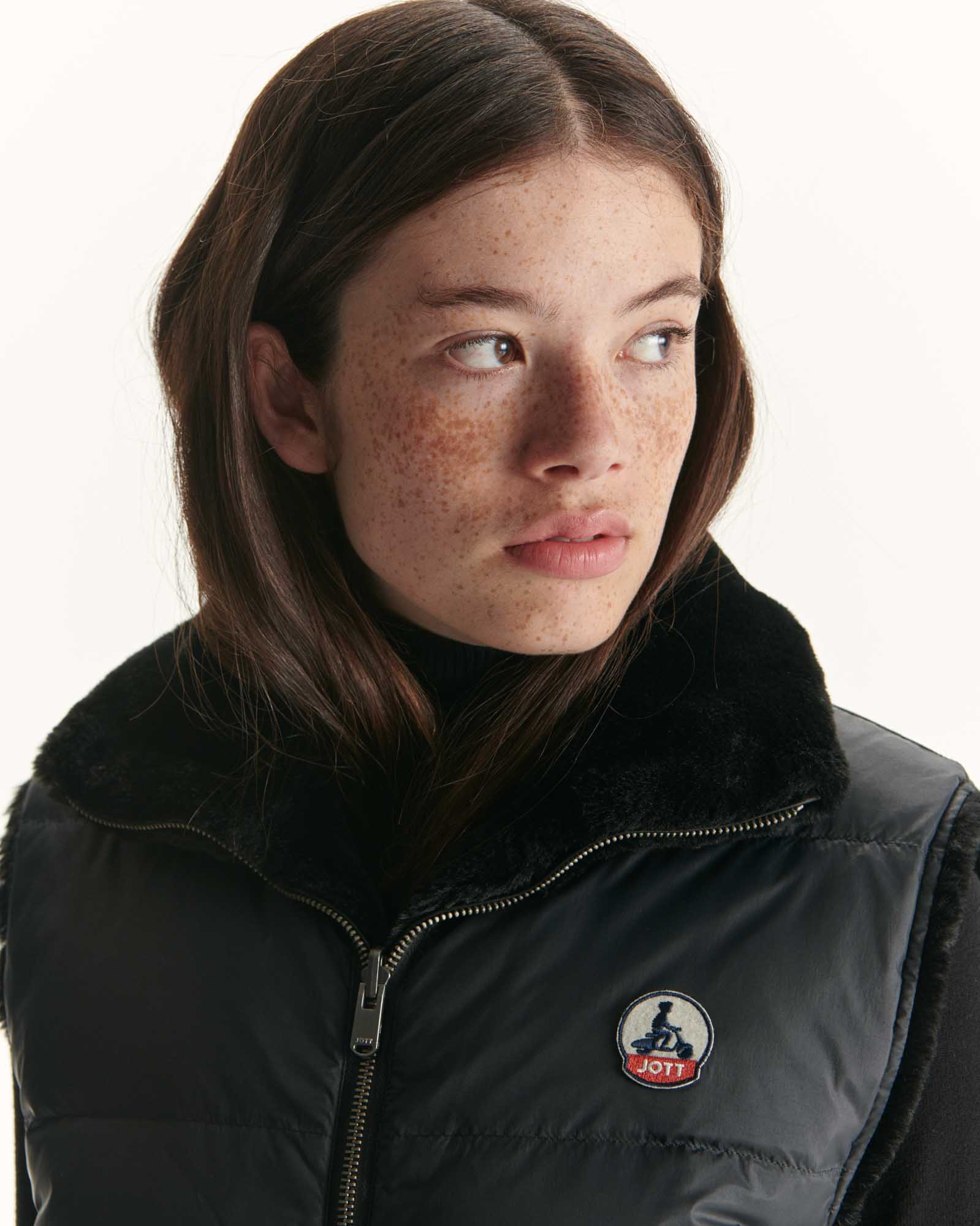 Doudoune sans manches réversible Grand Froid Noir Daria 2.0