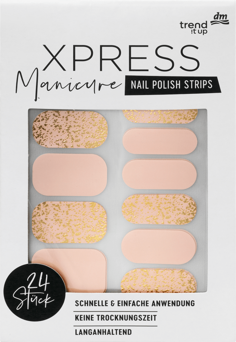 Nagelfolien XPRESS Manicure 011 Sparkling Nude, 24 St