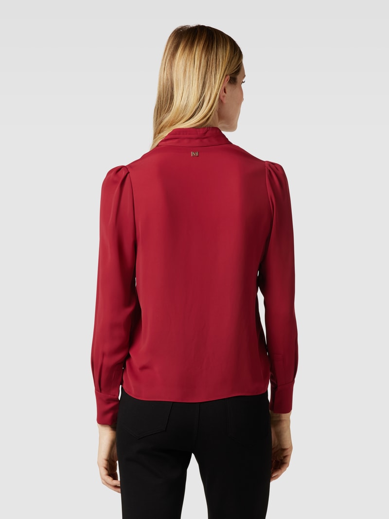 Blusenshirt mit V-Ausschnitt in rot