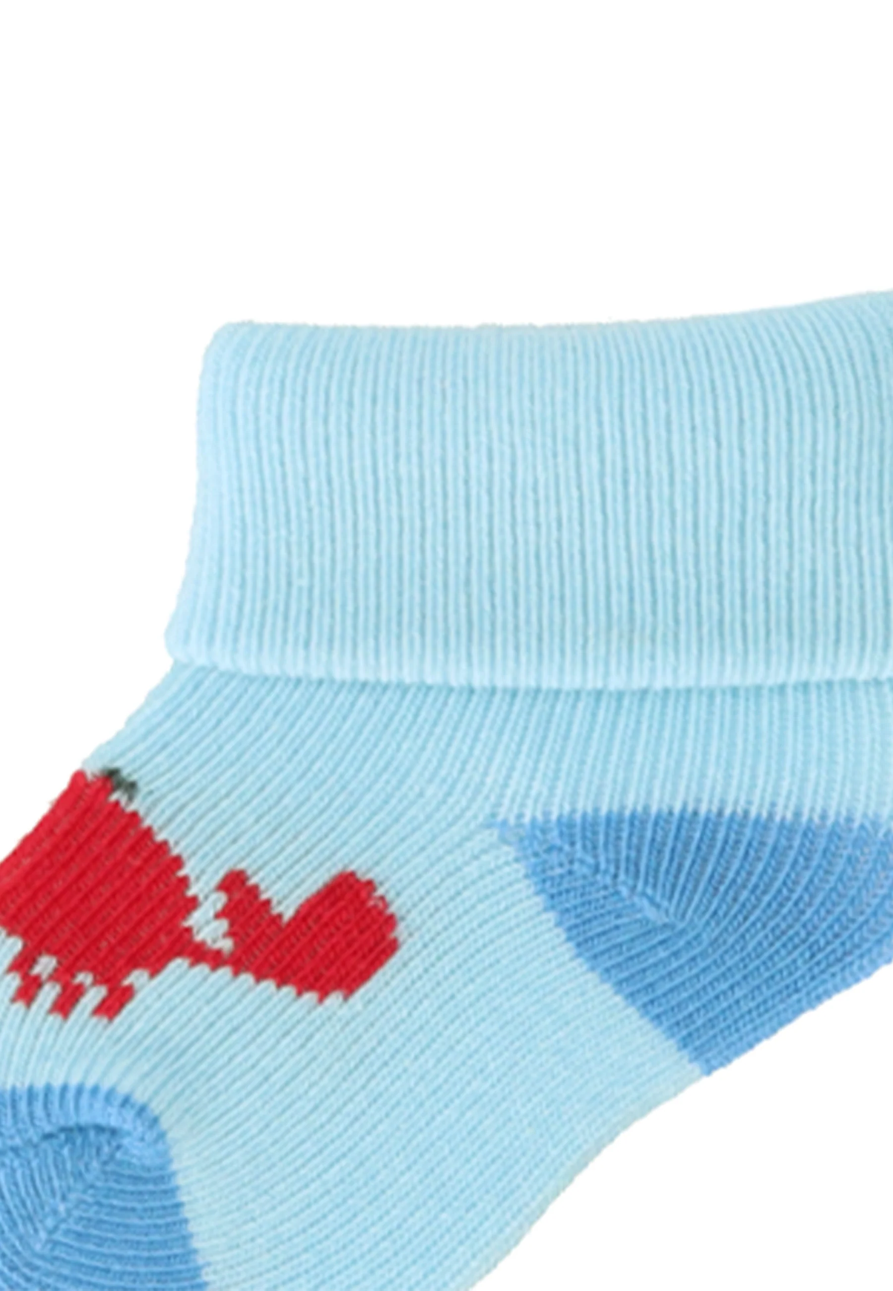 Erstlingssocken im 3er Pack mit Motiv Fische